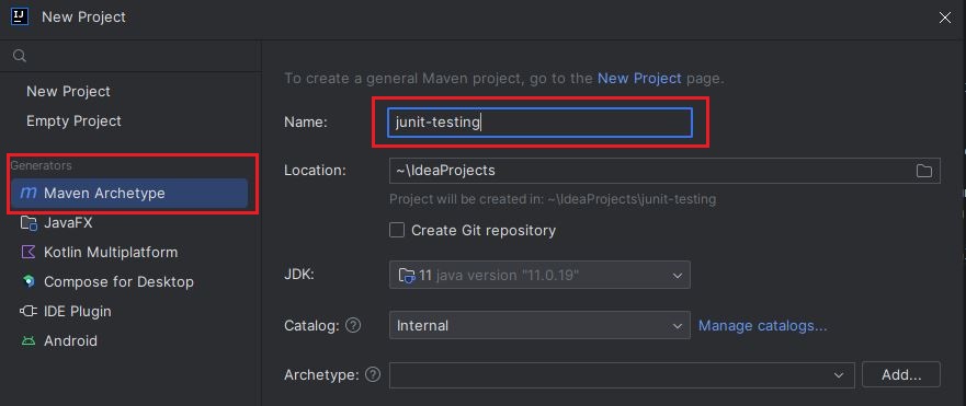Create Project