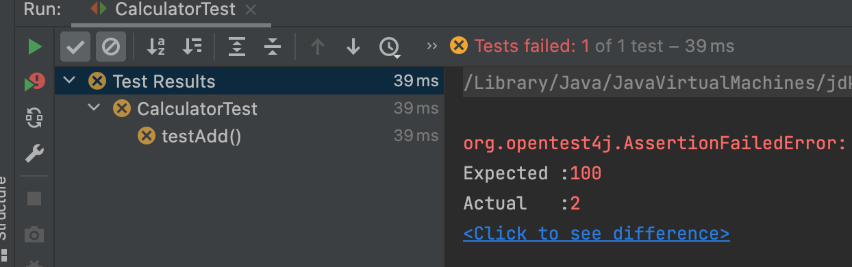 &ldquo;Failed Test Run&rdquo;